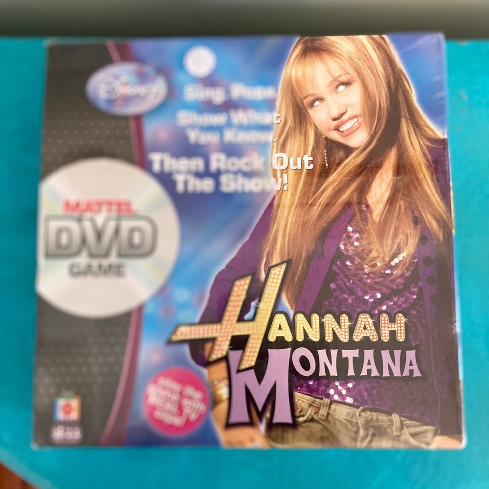Hannah Montana DVD Music Fashion Fun Game NIB